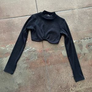 Nasty Gal Cropped Longsleeve